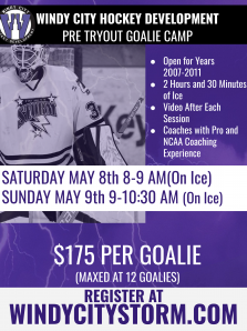 Pre-Tryout Goalie Camp